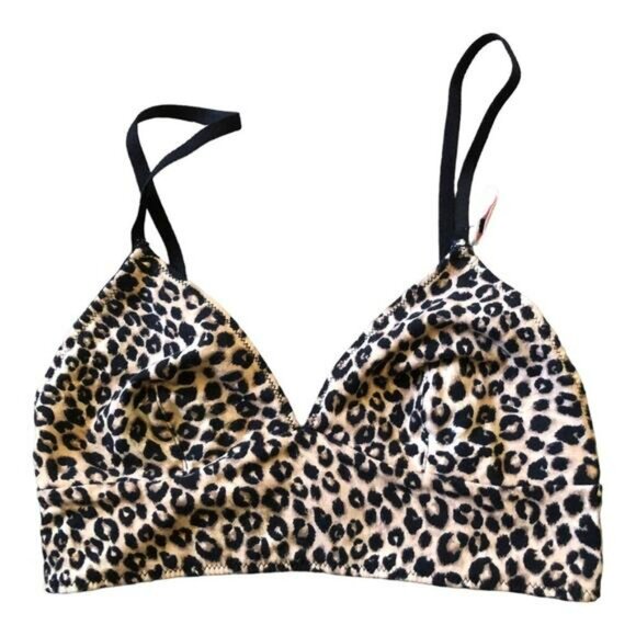 Forever 21 Flattering Comfortable Animal Print Adjustable Straps Bralette Small - Picture 5 of 10